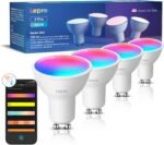 Lepro BG1 AI GU10 Smart Bulb - RGBCW Dimmable Color Changing LED Bulbs Works with Alexa & Google Assistant, Personalized Al Lighting Designer, Voice Control via App, Music Sync, 2.4G WiFi Only, 4 Pack - Image 2