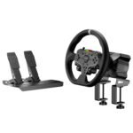 MOZA R3 Racing Wheel and Pedals Bundle for PC, 3.9Nm Direct Drive WheelBase,11-inch ES Lite Steering Wheel,Pedals and Desk Clamp High-Performance Game Racing Simulator for PC User - Image 2