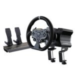MOZA R5 Wheel and Pedals Kit Racing Simulator 5.5Nm Direct Drive Wheelbase,Unbeatable Rigid & Durable 11-Inch ES Racing Wheel SR-P Lite Dual Pedal and Desk Clamp All-in-One - Image 2