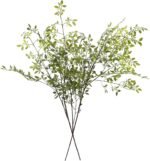Melorca&Guilla Artificial Plants,2PCS 43.3" Green Nandina Faux Branches for Vase,Artificial Plants for Shop Garden Office Home Décor - Image 2