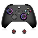 Moonag Wireless Controller for Xbox, Compatible with Xbox Series X/S/One/PC, With 2 Silicone Thumb Grips, Hall Effect Joysticks, 2.4GHz Wireless Adapter Gamepad with RGB Light, Dual Vibration, TURBO - Image 2