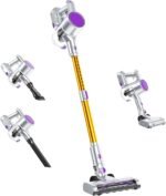 NEWBULIG Cordless Vacuum Cleaner, Removable Stick Vacuum with LED Touch Screen, Self-Standing, 35Mins Runtime, Lightweight Handheld for Pet Hair, Hard Floor, Carpet - Image 2