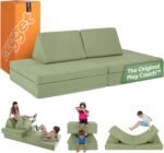 Nugget - The Original Play Couch for Kids - Modular Foam Children's Sofa for Playroom, Imagination, & Creative Open Ended Play - Washable & Convertible Playroom Furniture, Bamboo - Image 2
