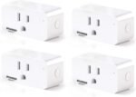 Sylvania WiFi Smart Plug, Voice Control, Compatible with Alexa and Google Home, Timer, On/Off, White - 4 Pack (75703) - Image 2