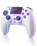 ThinTree Wireless Controller Compatible for PS-5/Pro/Slim/PC, Hall Effect Sticks & 7 RGB LED Mode & haptic Feedback & 1500 mAH Battery & Motion Sensing, 3.5mm Audio Jack - Image 2