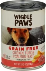Whole Paws, Whole Paws, Chicken, Turkey and Salmon Dog Food, 13.2 Ounce - Image 2