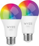 Wyze Lifestyle Bulb Color, 1100LM Wi-Fi A19 Smart Bulb, 16 Million Colors & Tunable White, Works with Alexa and Google Assistant, 75W Equivalent, Dimmable, Timer, CRI>90, E26, No Hub Required, 2-Pack - Image 2
