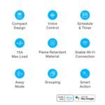 Kasa Smart Plug Ultra Mini 15A, Smart Home Wi-Fi Outlet Compatible with Alexa, Google Home & IFTTT, No Hub Required, UL Certified, 2.4G WiFi Only, 2-Pack(EP10), White - Image 3