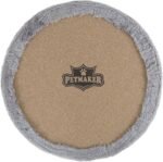 20.5-Inch Cat Condo - 2 Story Cat House with Sisal Scratch Pad, Barrel Shaped Pet House Covered in Soft Fabric by PETMAKER (Gray) - Image 7