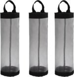 3-Pack Hanging Plastic Bag Storage Organizers, Trash Bag Holder for Kitchen, Laundry Room, and Home Use - Image 3