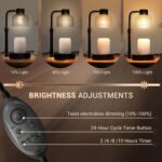 KLL Candle Warmer Lamp with Timer: Mothers Day Gifts, Gifts for Mom, Birthday Gift for Women - House Warming Gift New Home Decor - Wax Melt Warmer for Scented Jar Candles - Image 3