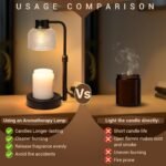 KLL Candle Warmer Lamp with Timer: Mothers Day Gifts, Gifts for Mom, Birthday Gift for Women - House Warming Gift New Home Decor - Wax Melt Warmer for Scented Jar Candles - Image 4