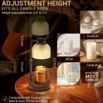 KLL Candle Warmer Lamp with Timer: Mothers Day Gifts, Gifts for Mom, Birthday Gift for Women - House Warming Gift New Home Decor - Wax Melt Warmer for Scented Jar Candles - Image 5