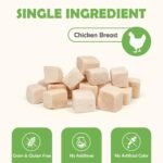 MON2SUN Freeze-Dried Chicken Dog and Cat Treats, Single Ingredient Training Treats, High Protein Grain-Free Snack & Food Topper, 6 oz - Image 3