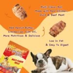 Jungle Calling Multi Flavor Rolls Dog Treats, Made with Real Chicken Duck Beef Meat, Peanut Butter Flavor Rawhide-Free Dog Snacks, Health Skin and High Protein Dog Treat, 10.6 oz - Image 9