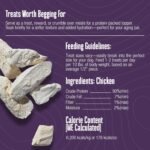 Whole Life Dog Just One Chicken Freeze Dried Dog Treats - Human Grade High Protein Food, Healthy Training Snacks, Freeze Dried Food Toppers, USA Made Natural Treats - 4 oz (Value Pack of 1) - Image 3