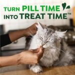 Greenies Feline Pill Pockets for Cats Natural Soft Cat Treats, Chicken Flavor, 1.6 oz. Pouch (45 Treats) - Image 8
