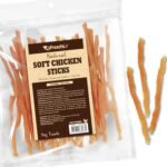 A Freschi srl Soft Chicken Dog Treats, All Natural, High-Protein, Healthy & Easily Digestible, Grain-Free Puppy Chews, Human Grade Training & Rewards Dog Snacks, Chicken Sticks, 16 oz Pack - Image 2