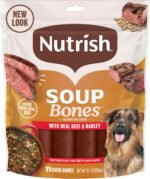 Nutrish Soup Bones Premium Dog Chews with Real Beef and Barley, 11 Chews, Packaging May Vary (Rachael Ray) - Image 2